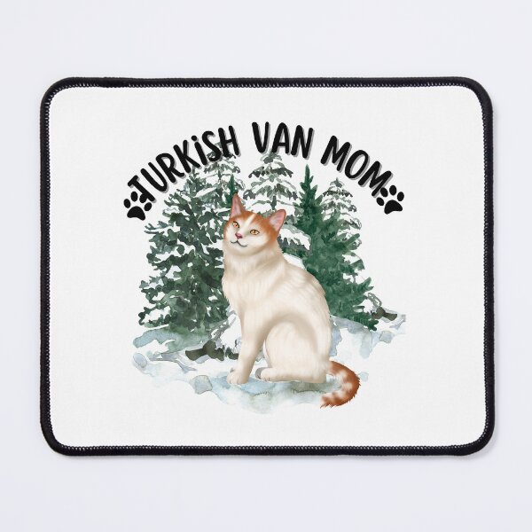 Item preview, Turkish Van Cat mom cat themed pet parent gift designed and sold by JoeyGraceCatCo.