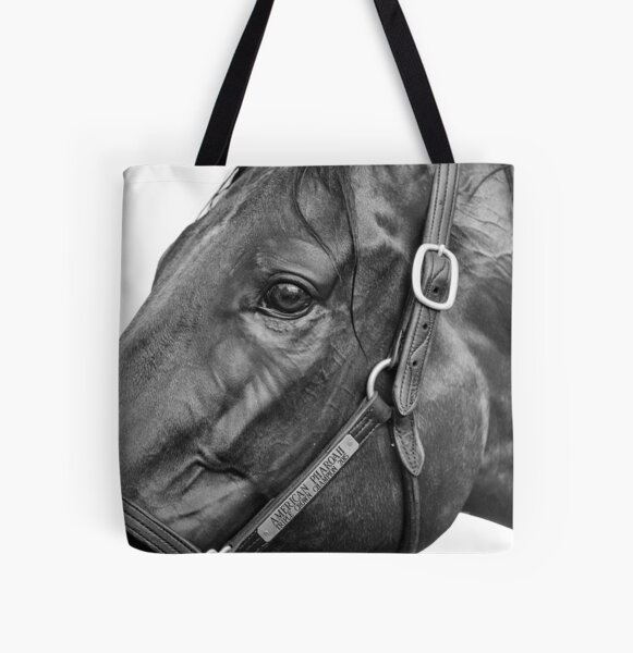 American Pharoah - Champion Racehorse All Over Print Tote Bag