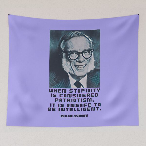 Item preview, Isaac Asimov quote designed and sold by artbleed.
