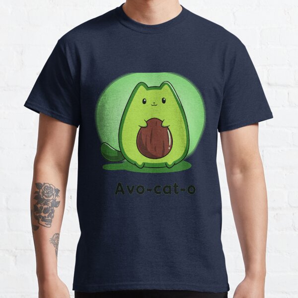 Avocado cat shirt best sale