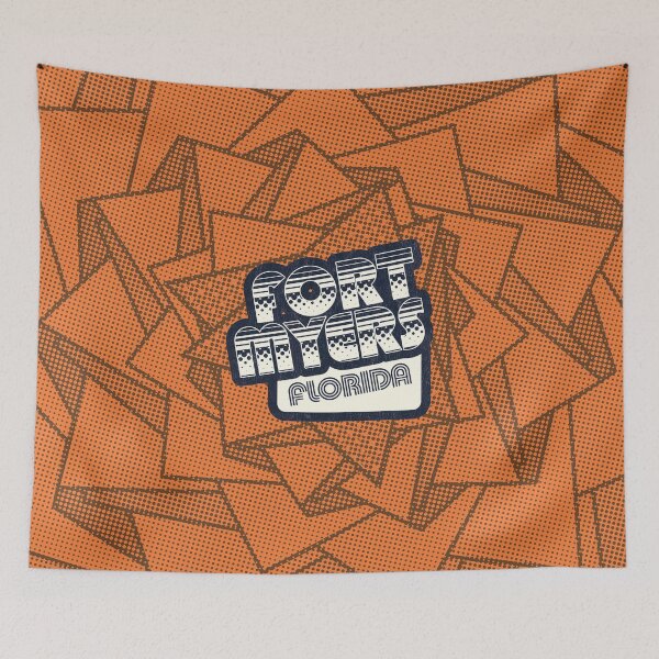 Item preview, Fort Myers, Florida | Retro Halftone designed and sold by retroready.