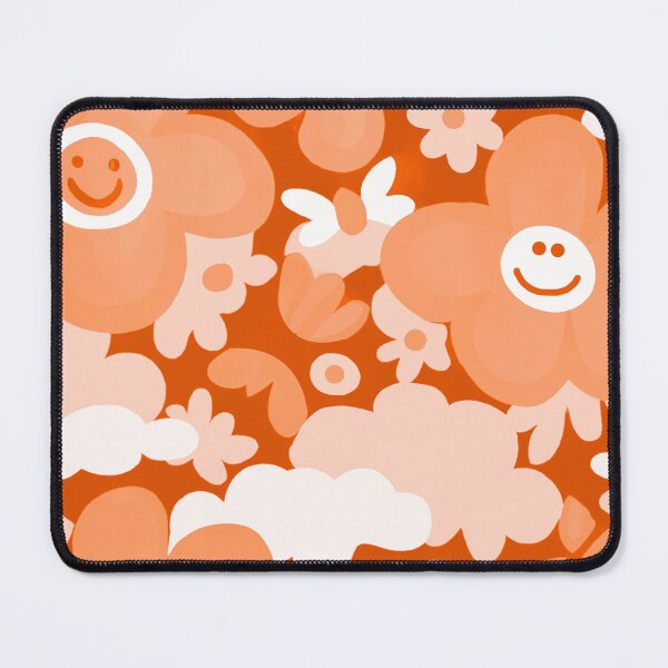Item preview, Orange floral pattern designed and sold by Timegraf.