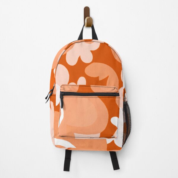 Item preview, Orange floral pattern designed and sold by Timegraf.