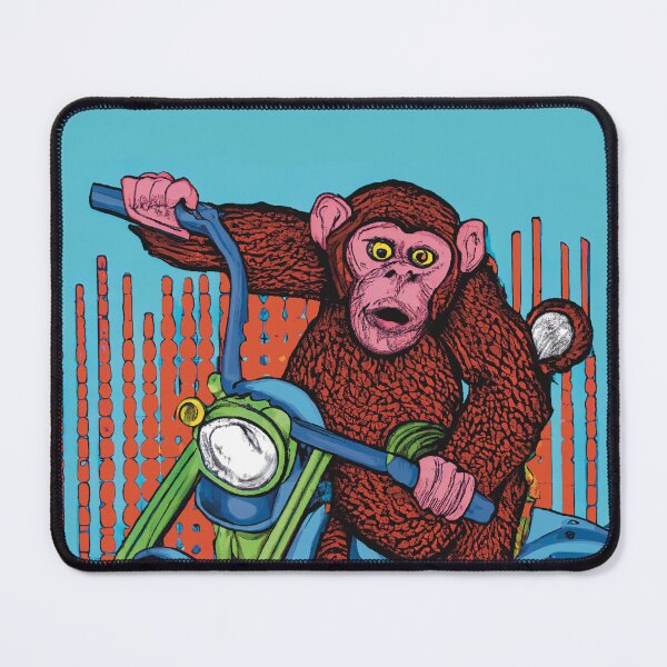 Item preview, Funky munky on his motorbike  designed and sold by tingoshi.
