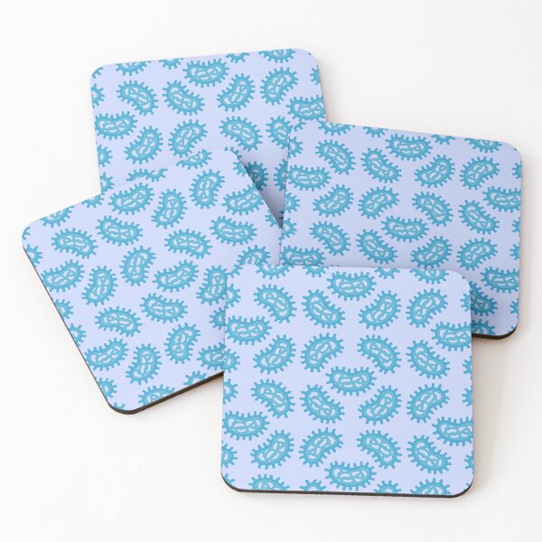 Item preview, Blue Bacteria Illustration designed and sold by RachScribbles.