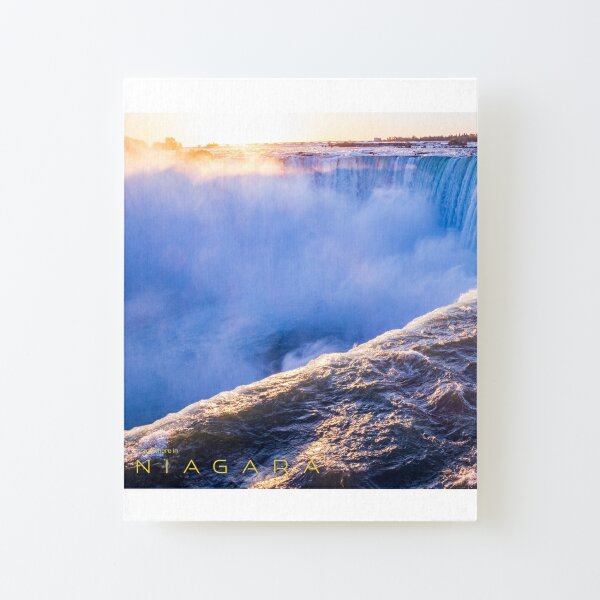 Somewhere In Niagara - Sunrise at Niagara Falls Canvas Mounted Print