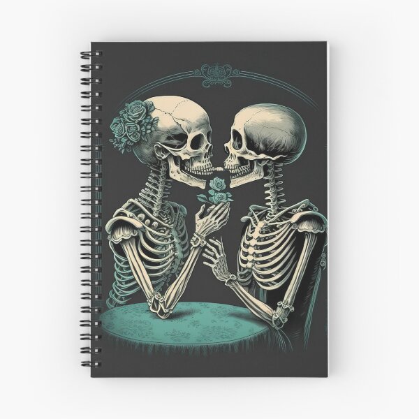 Item preview, Skeleton Couple in Love Valentines, Wedding, Anniversary, Birthday Funny Gift  designed and sold by CoyoteStudio.