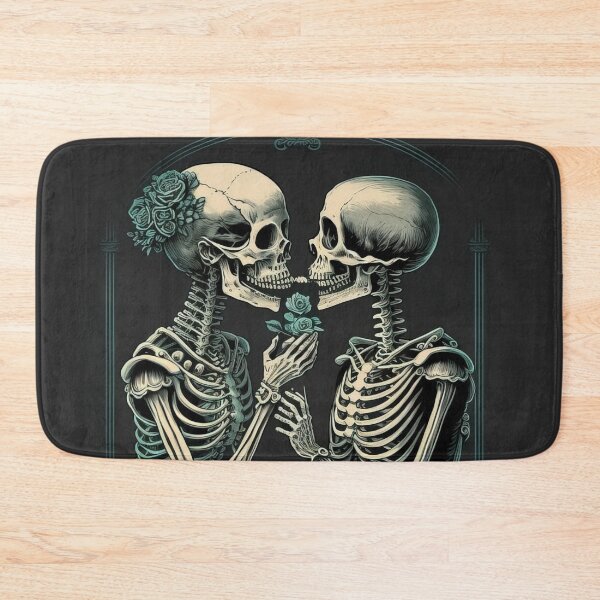 Item preview, Skeleton Couple in Love Valentines, Wedding, Anniversary, Birthday Funny Gift  designed and sold by CoyoteStudio.