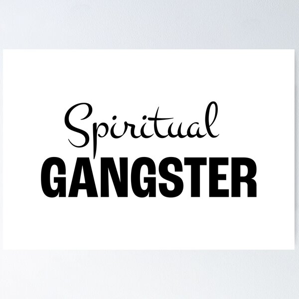 Item preview, Spiritual Gangster | Yoga Lover | Funny Zen Statement designed and sold by InfiniteDemand.