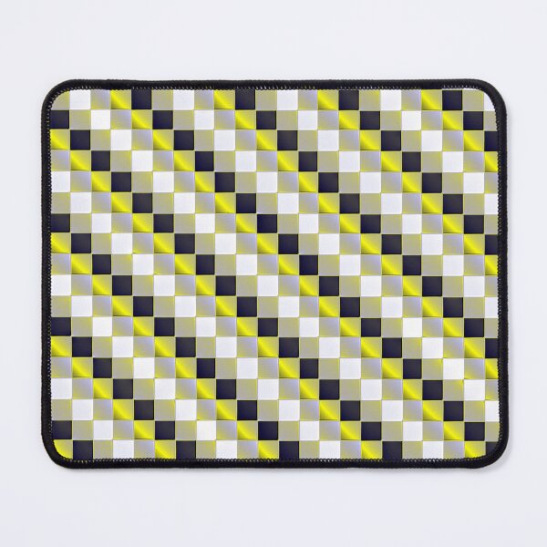 Item preview, Small yellow and black diagonal squares. designed and sold by MirBer.