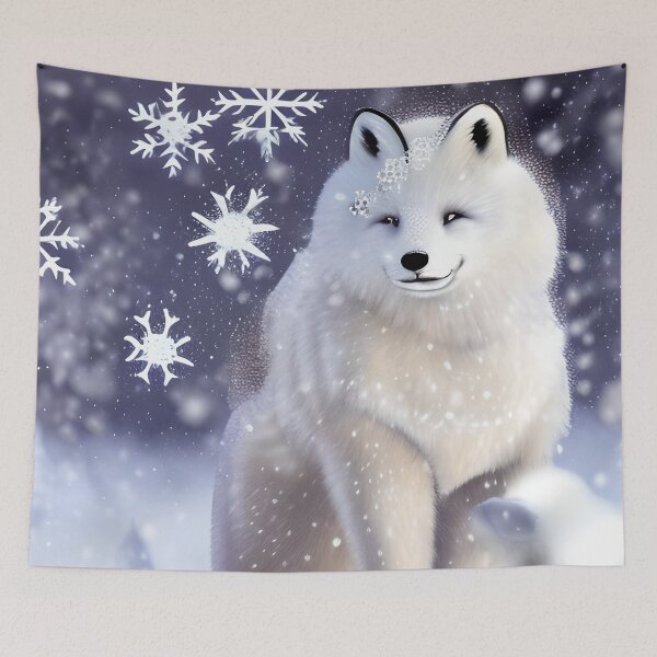 Item preview, Arctic Fox  designed and sold by Poetic Patterns Studio.
