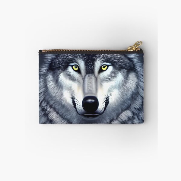 Item preview, Digital Art, Portrait of gray wolf designed and sold by MinasStore.
