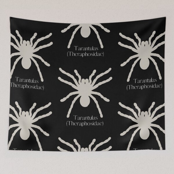 Item preview, Tarantulas (Theraphosidae) Scientific Family White Silhouette Design designed and sold by EarthArtDesigns.