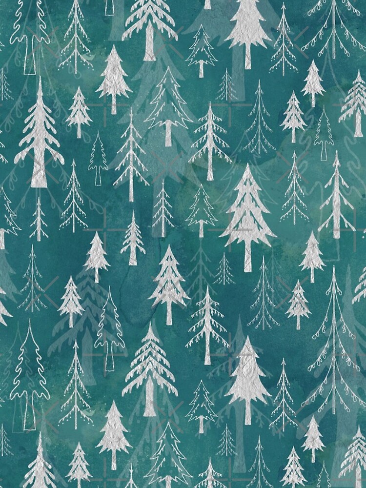 Christmas tree mix in arctic blues by adenaJ