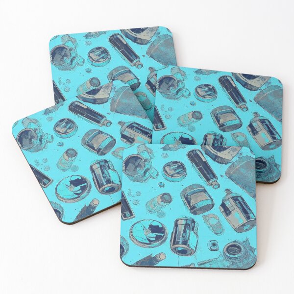 Item preview, Random Blue Containers designed and sold by Canadamarsworks.