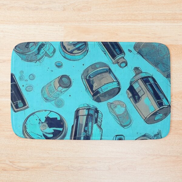 Item preview, Random Blue Containers designed and sold by Canadamarsworks.