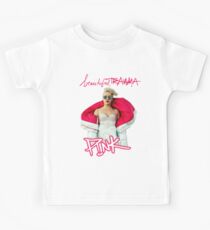 pink beautiful trauma Kids Tee