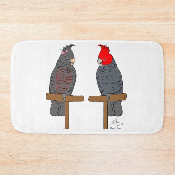 Item preview, Crazy Bird Person with Gang Gang Cockatoos designed and sold by Laughing Parrot Studio.