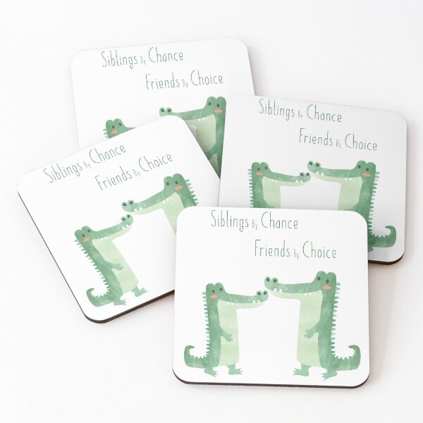 Item preview, Siblings by Chance, Friends by Choice - Crocodile Siblings designed and sold by thewishdesigns.