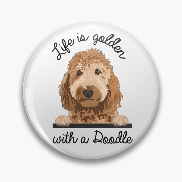 Item preview, Life is golden with a Doodle, Golden Doodle Dog Mom Gift designed and sold by doodle189.