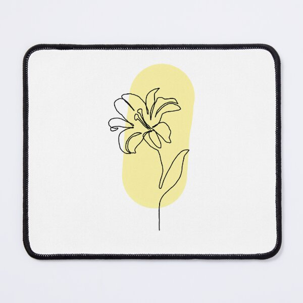Item preview, Flower outline yellow designed and sold by faithhhhk.