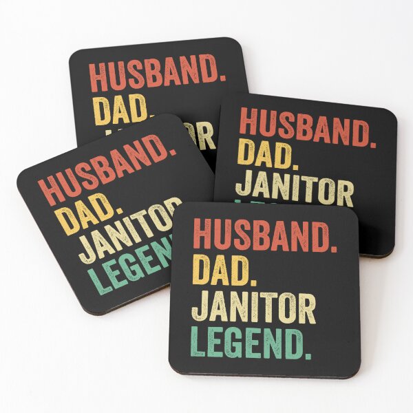 Item preview, Husband Dad Janitor Legend, Janitor Dad Tee for Husband, Janitor Dad Father's Day Gift, Engineer Dad Gift for Him, Cool Daddy designed and sold by Dogs Geeky⭐⭐⭐⭐⭐.