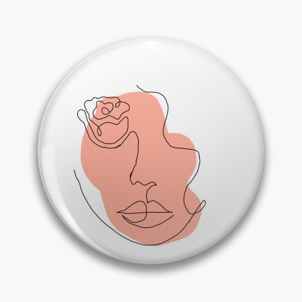 Item preview, simple face outline designed and sold by faithhhhk.