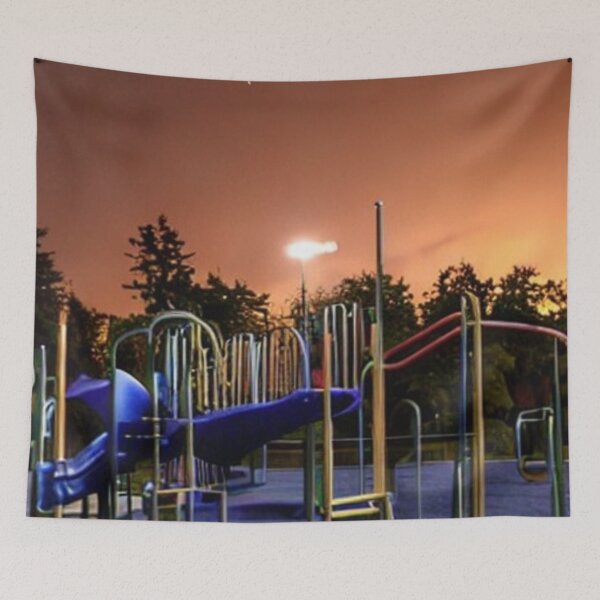 Item preview, Liminal Space - Playground At Night designed and sold by EnzoVectorism.