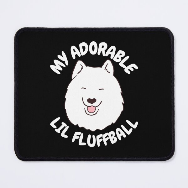 Item preview, My adorable lil fluffball cute Samoyed dog designed and sold by Yarafantasyart.