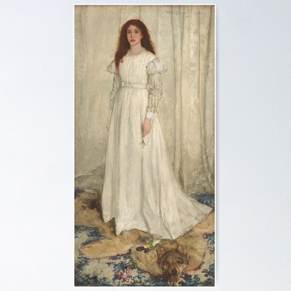 Item preview, James McNeill Whistler, Symphony in White, No. 1: The White Girl designed and sold by Vintage Wall Art.
