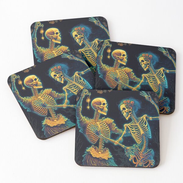Item preview, Dancing Skeleton Couple in Love Valentines, Wedding, Anniversary, Birthday Funny Gift  designed and sold by CoyoteStudio.