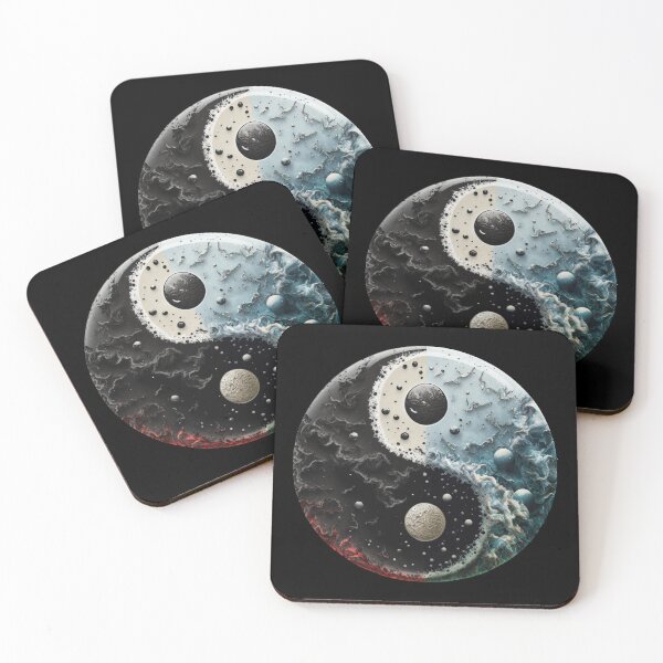 Item preview, La figura de nieve de Yin y Yang, como una luna designed and sold by MiarCo.