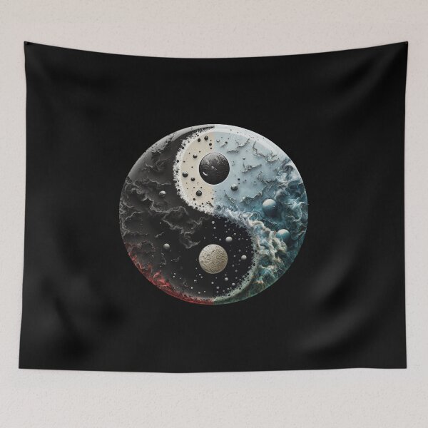 Item preview, La figura de nieve de Yin y Yang, como una luna designed and sold by MiarCo.