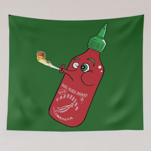 Item preview, Sriracha Hot Chili Sauce ABC's of Groceries Cartoon designed and sold by Frank Powers.