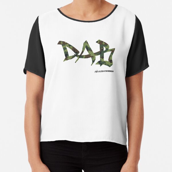 DAB camo Chiffon Top