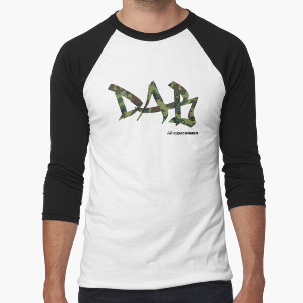 DAB camo Baseball ¾ Sleeve T-Shirt