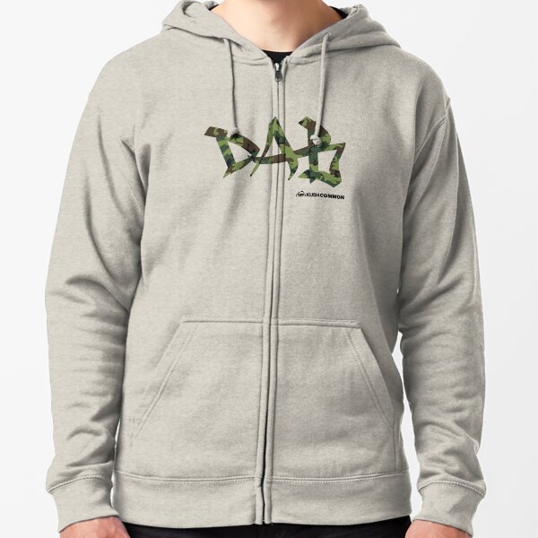 DAB camo Zipped Hoodie