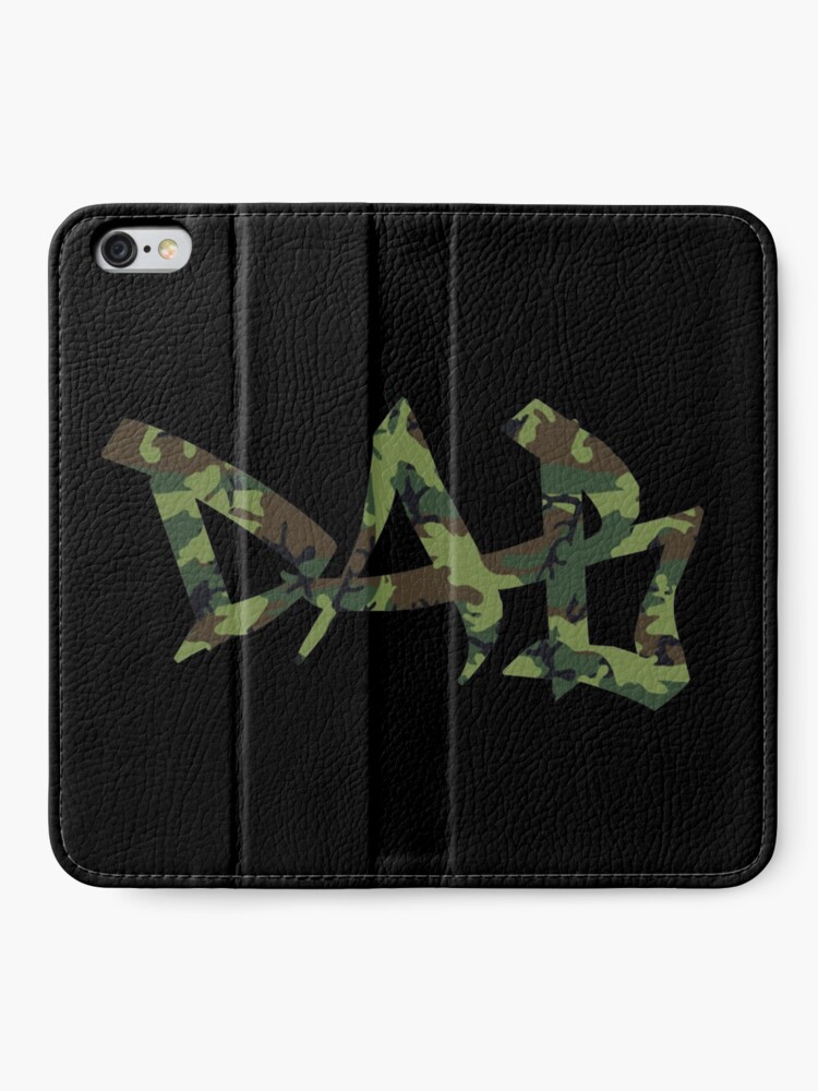 Alternate view of DAB camo iPhone Wallet