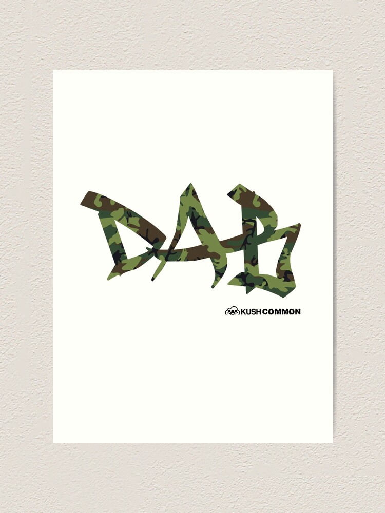 Alternate view of DAB camo Art Print