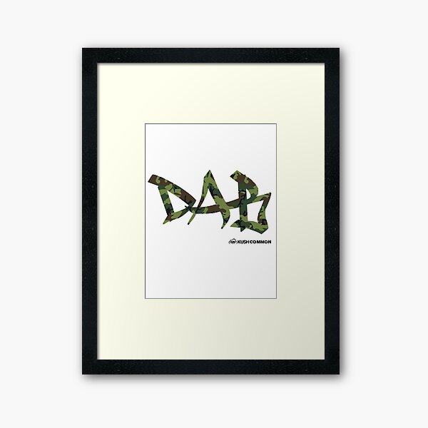DAB camo Framed Art Print