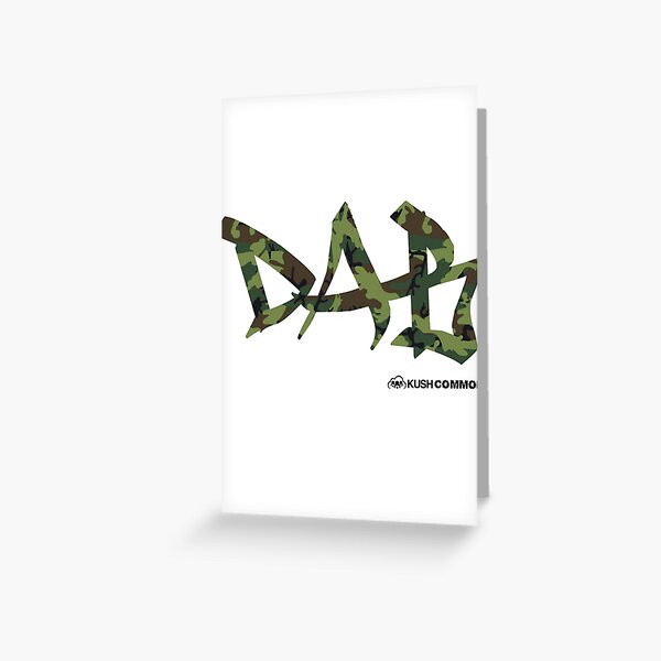 DAB camo Greeting Card