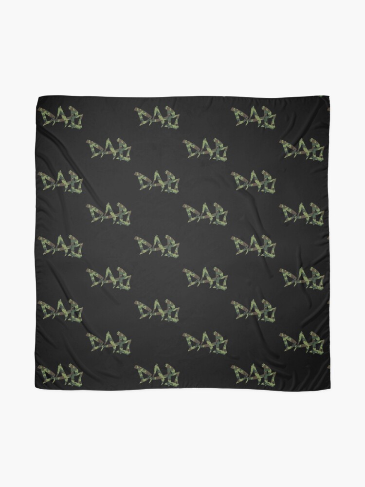 Alternate view of DAB camo Scarf