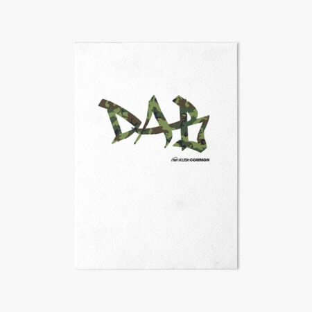 DAB camo Art Board Print