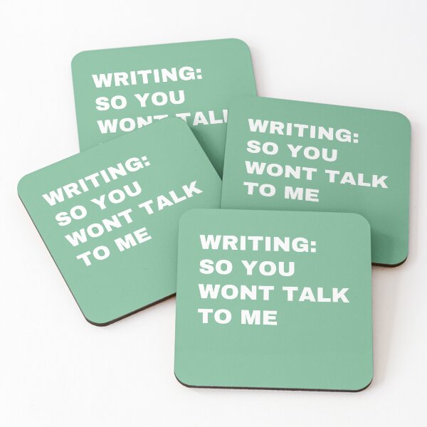 Item preview, Writing So You Won't Talk To Me  designed and sold by SquishStitches.