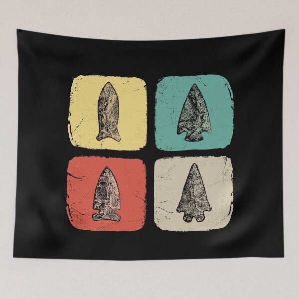 Item preview, Arrowhead Shapes Collecting Vintage Look Gifts designed and sold by MarkusShirts.