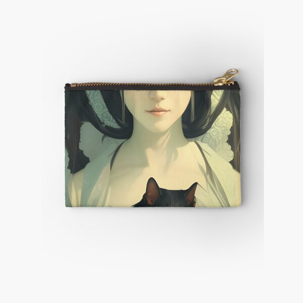 Item preview, Serene Companions - Japanese Woman and her Cat designed and sold by aviationpeople.