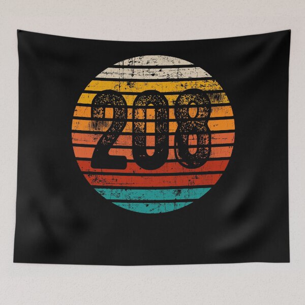Item preview, Distressed Vintage Sunset 208 Area Code designed and sold by Gold Wings Tees.