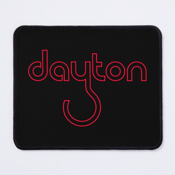 Item preview, 80s Dayton Football Logo - Red Outline designed and sold by Hitchapps.