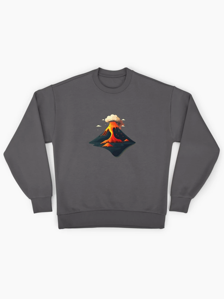 Thumbnail 1 von 6, Premium Oversized Pullover, ausbrechender Vulkan designt und verkauft von RiderSpoon.