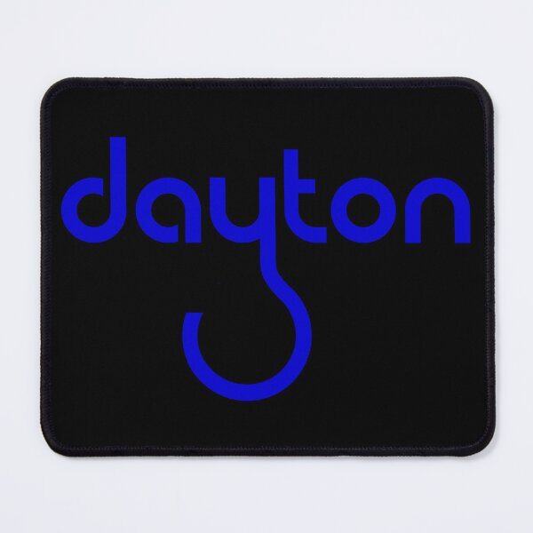 Artikelvorschau, 80er-Dayton-Football-Logo – einfarbig blau entworfen und verkauft von Hitchapps.
